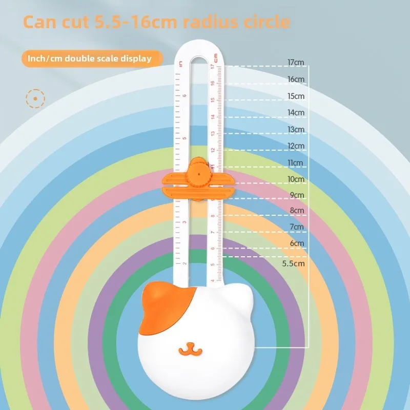 Coupe-papier circulaire, rotation manuelle à 360 degrés, outil de coupe à couteau circulaire