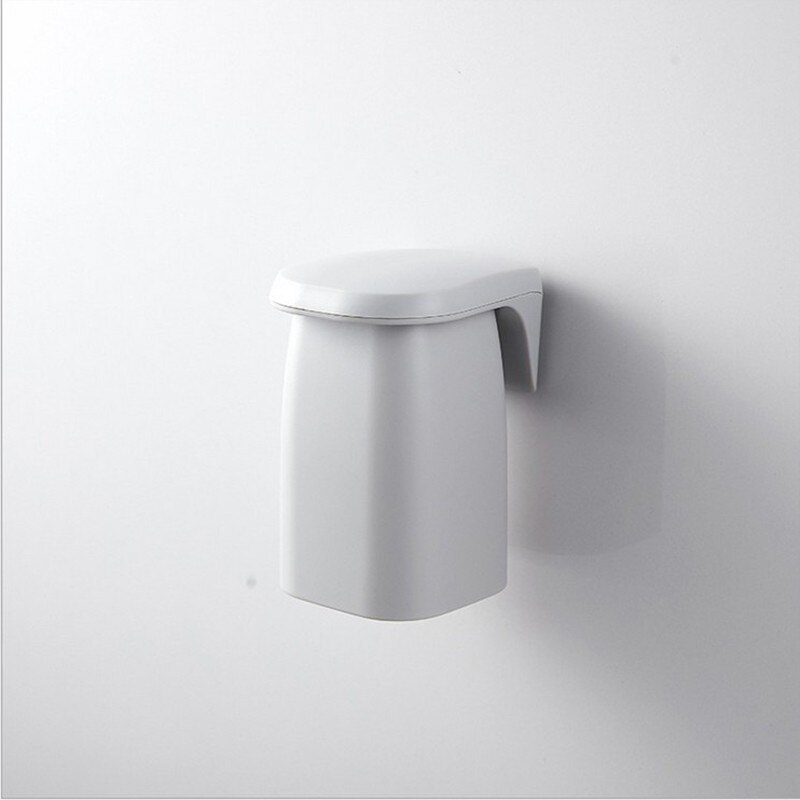 Magnetische badkamer gorgel tandenborstel bekerhouder muurbevestiging anti-stof aftapbeker badkamerbeker huishoudelijke producten: Grijs