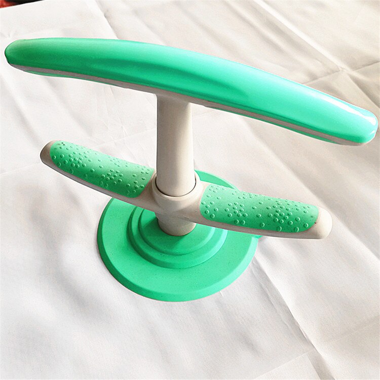 Sit-up AIDS Yoga Rolls Fixed Feet Suction Cup Abdominal Exercise Foot Presser Abdominal Fitness Equipment Home: green