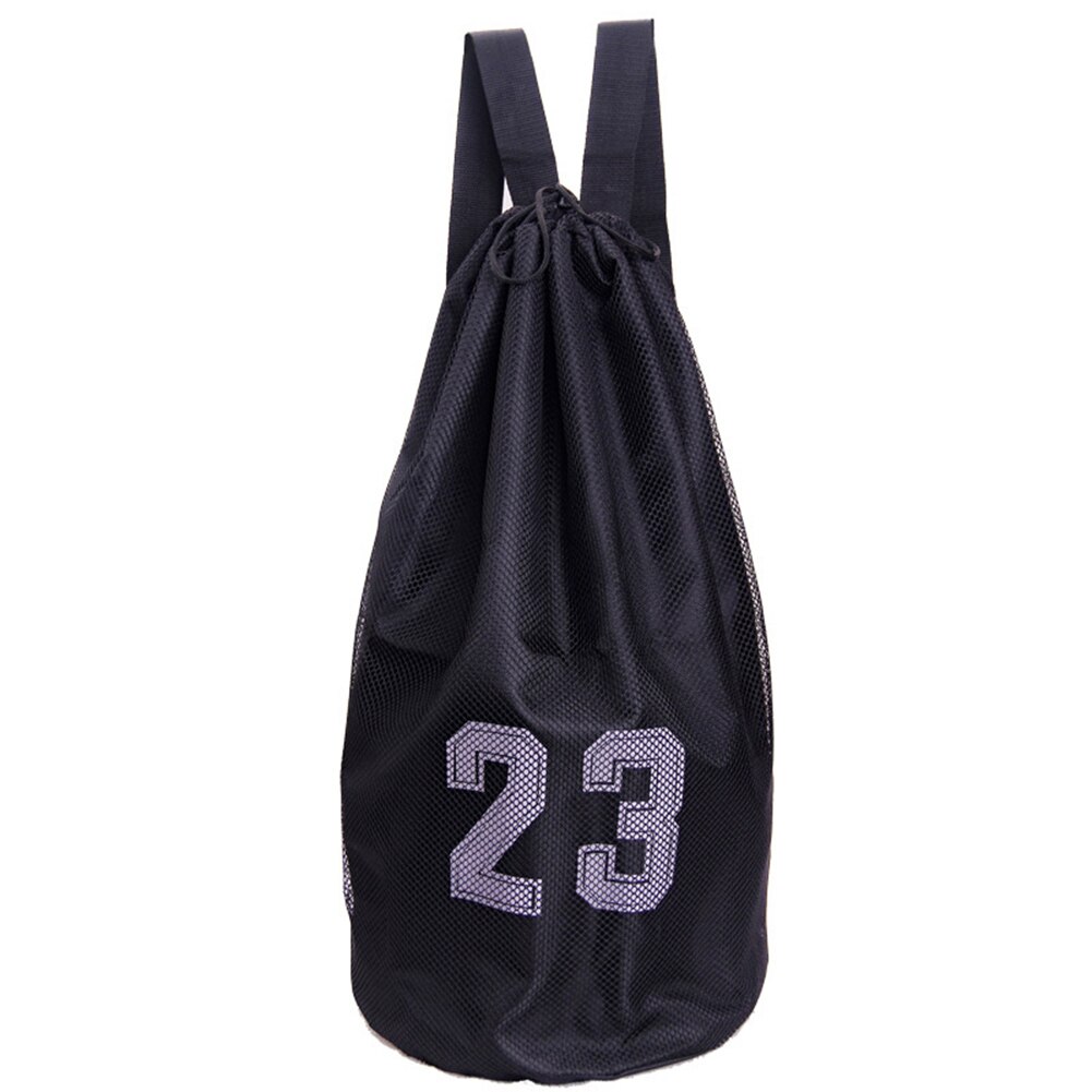 Sports Ball Backpack Basketball Football Storage Net Bag Training Ball Mesh Bag BHD2: Orange