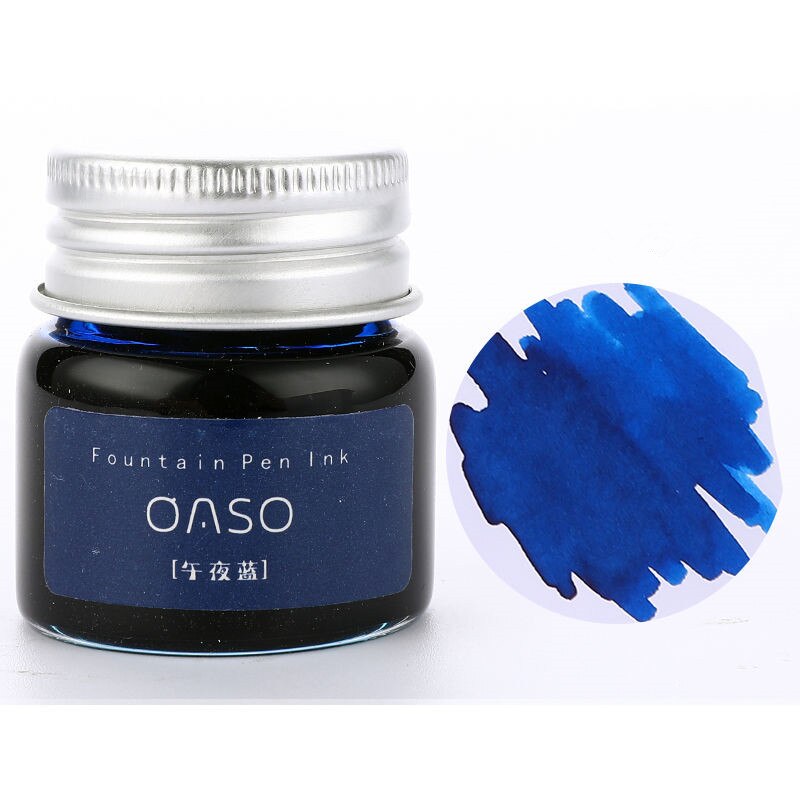 1pc 20ml Authentic Pure colorful ink without fountain pen ink pen nib ncomics refill Penna stilografica carbon pimio 03826: Darkblue