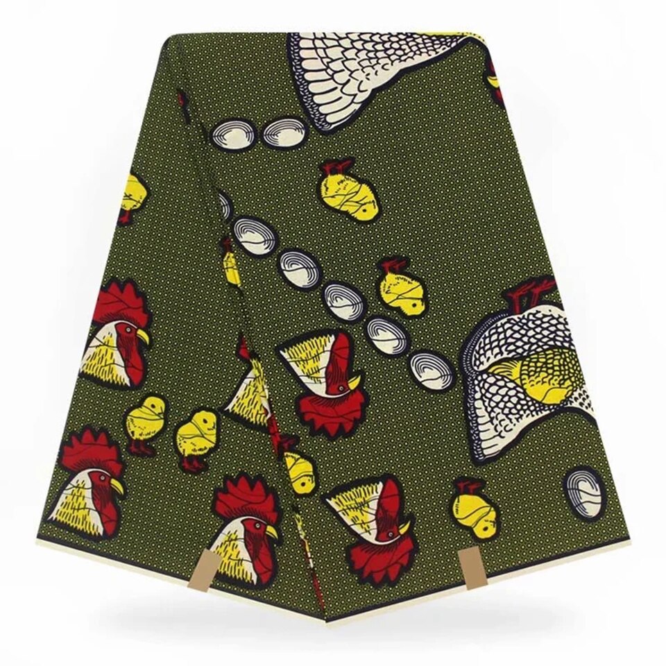 african cotton fabric Hen&eggs african wax cloth Kitenge/Tissues Africain/Pagnes/ Lapa /Anakra Fabric Y-326