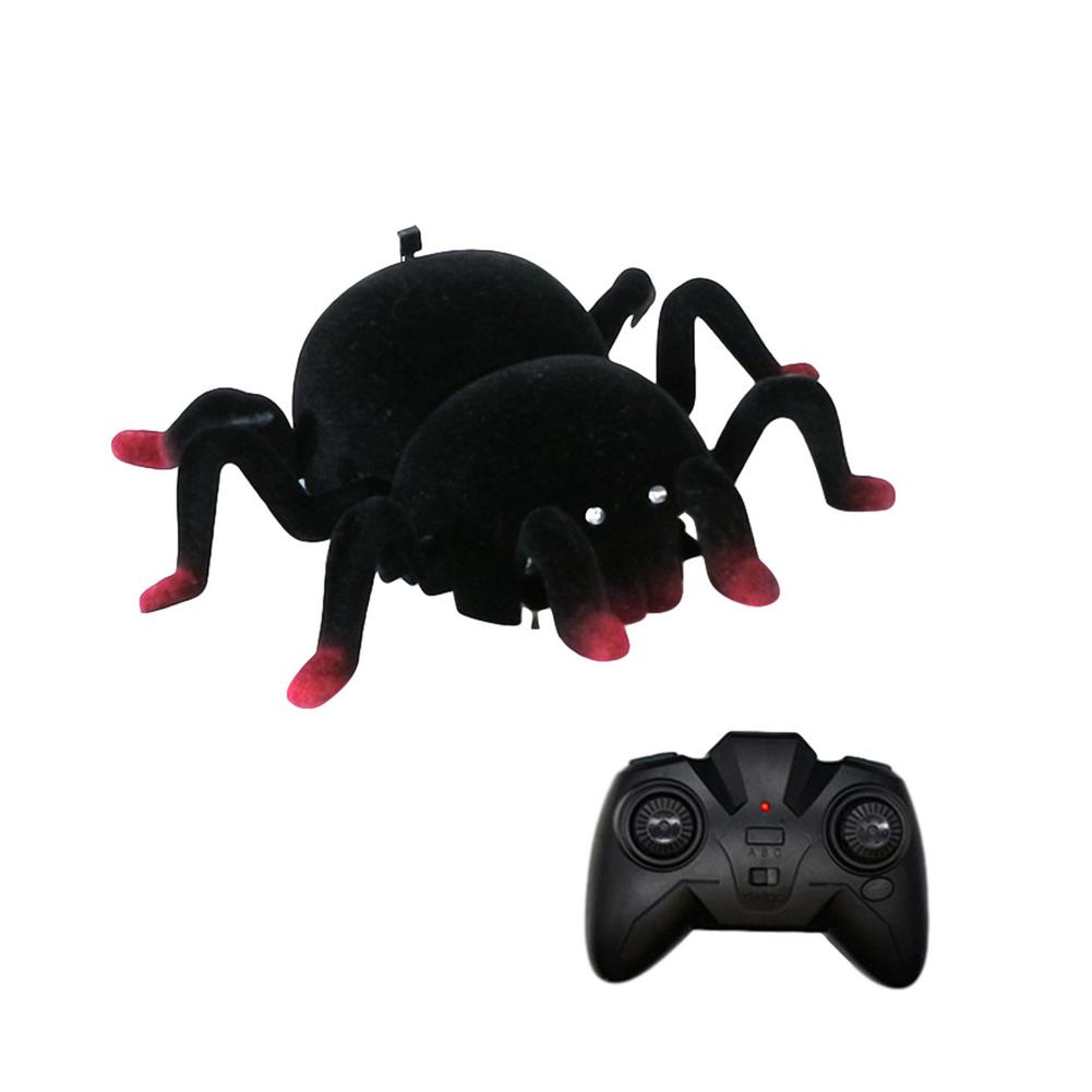 Wall Climbing Spider Race Car Remote Control Remote Control Soft Scary Plush Wall Climbing Spider Race Car For Kids