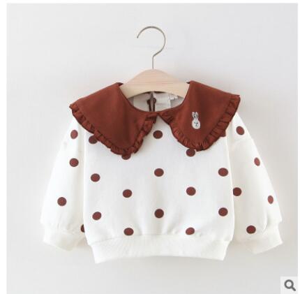 Chandail en coton pour filles coréennes | En fil d'épissure, à porter à même la peau, joli et généreux, avec dessin animé, printemps