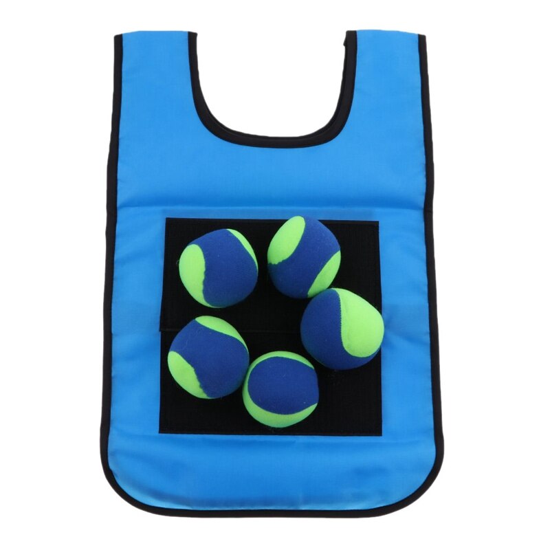 Spel Rekwisieten Vest Outdoor Ouder-kind Interactieve Vest Kleverige Bal Outdoor Spelen Gooien Kleverige Doel Collectieve Game Vest Stok: Default Title