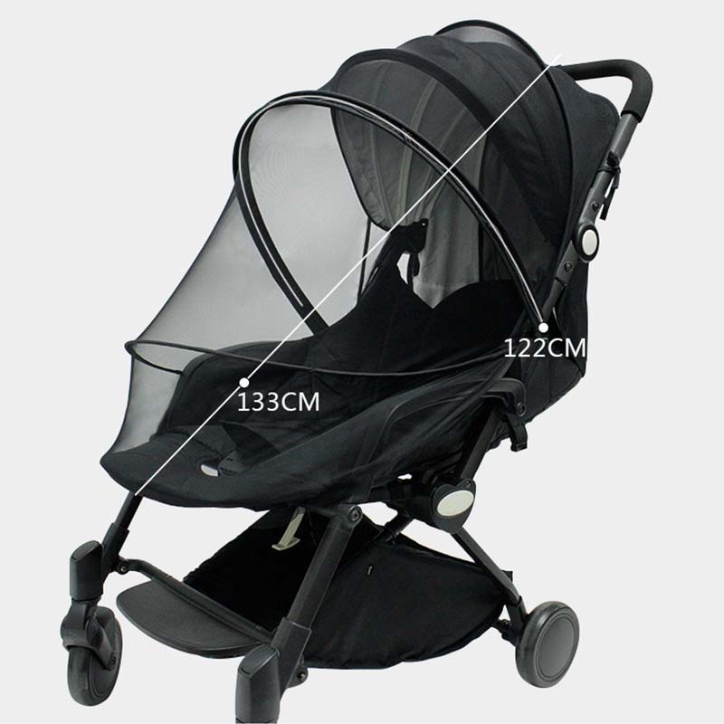 Universele Kinderwagen Klamboe Volledige Cover Zomer Mesh Fly Insect Bescherming Voor Yoyo Yoya Plus Bugaboo Cybex Kinderwagen