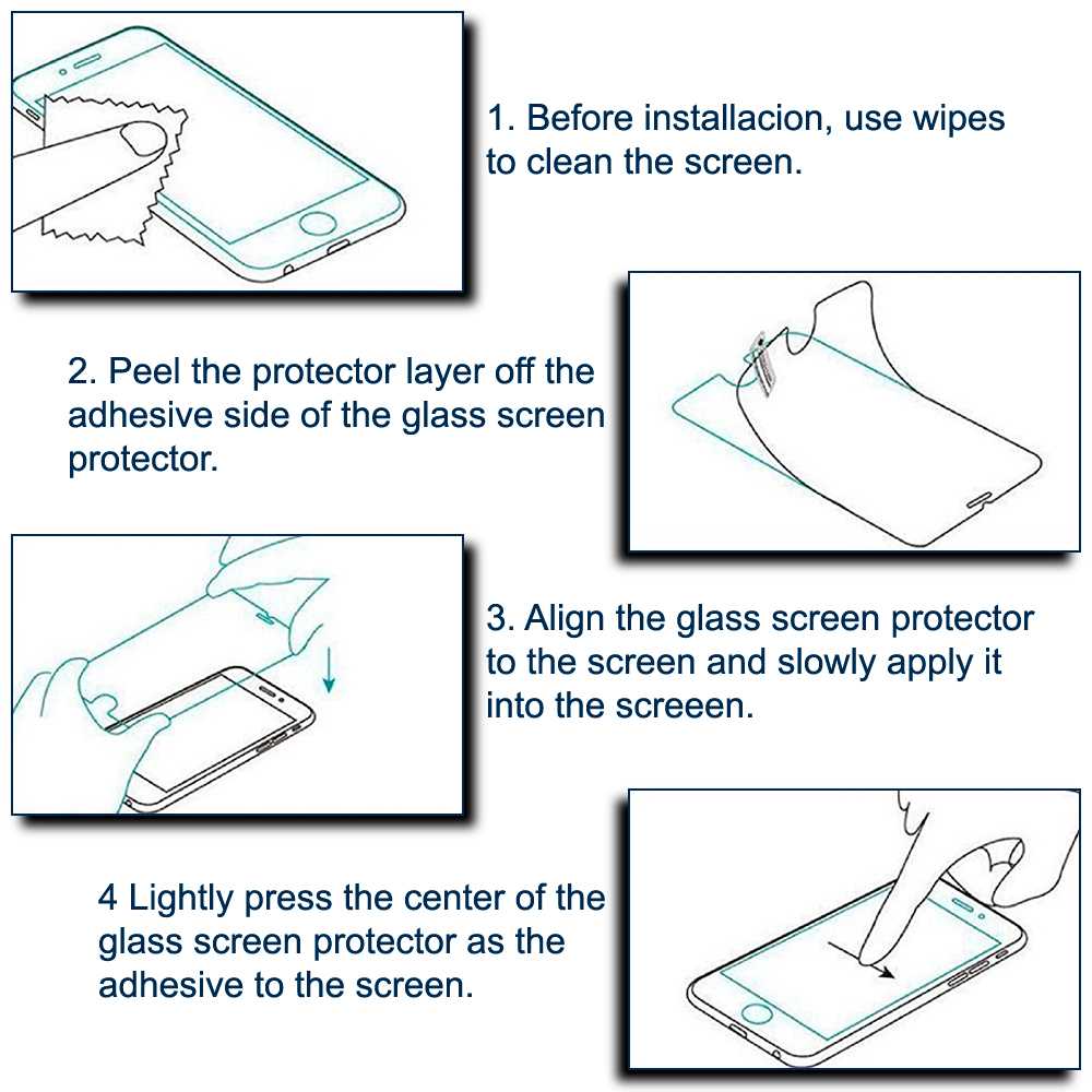 Zwarte Rand Gehard Glas Compatibel Met Xiaomi Redmi Note 8 Pro Flat 9D 9H Screen Protector Front Cover Shockproof