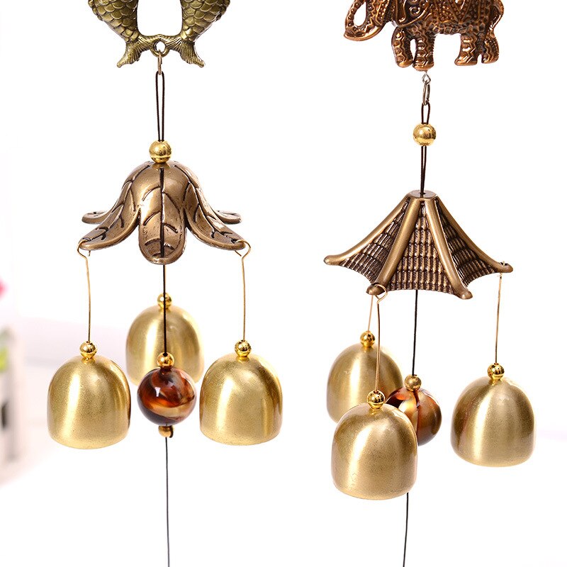 Wind Chime Antique Cooper Home Wall Hanging Decoration Windchime Garden Ornament Bells Tuulikello Kurant Wiatrowy UYT Shop: Default Title