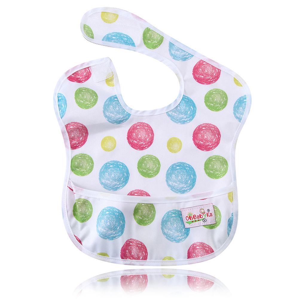 Slabbetjes Leuke Cartoon Slabbers Waterdichte Baby Eten Schilderij Tekening Slabbetjes & Burp met Pocket Baberos Impermeables Baby Slabber: SZY05