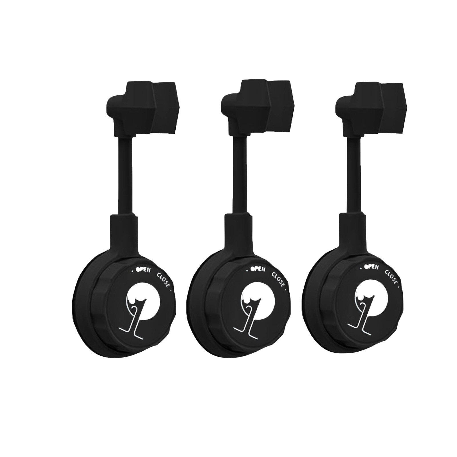 1/2/3PC Adjustable Adhesive Bathroom Shower Head Base Holder Stand Rotating Bracket Powerful Suction Shower Seat Chuck Holder#45: L