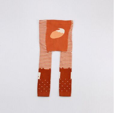 Meisjesbroeken, leggings, grote pp-broeken, babyleggings, peuterleggings, kinderkleding, babybroeken, cartoonprint, gebreide busha pp-broek: Baby legging vos m