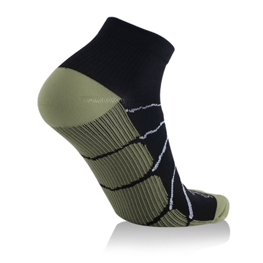 Brothock Multicolor Kompression Strümpfe Outdoor Sport Socken Schweiß absorbieren Atmungsaktive Marathon Lauf Reiten Druck Socken: army / EUR 35-39