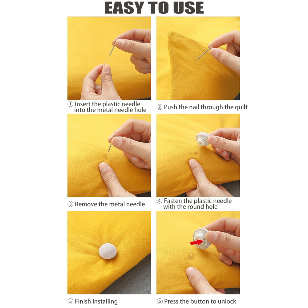 Clips de fixation pour housse de couette, literie, Clips de fixation, support de fixation