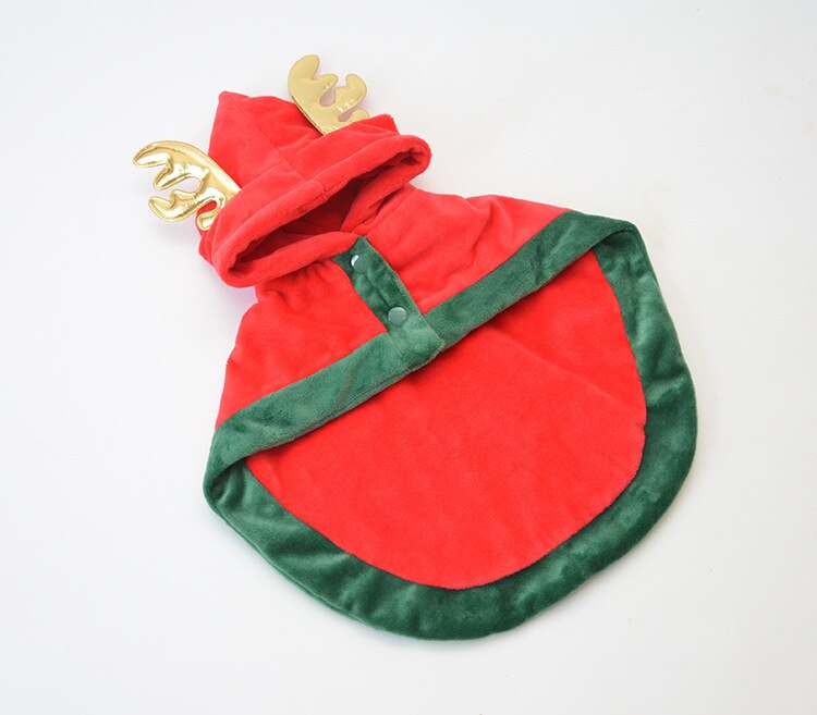 Costume de noël pour chien, Trench, cape d&#39;hiver pour chien, Bichon maltais, chih Tzu Yorkshire, chiodle, Schnauzer, carlin, vêtements de noël