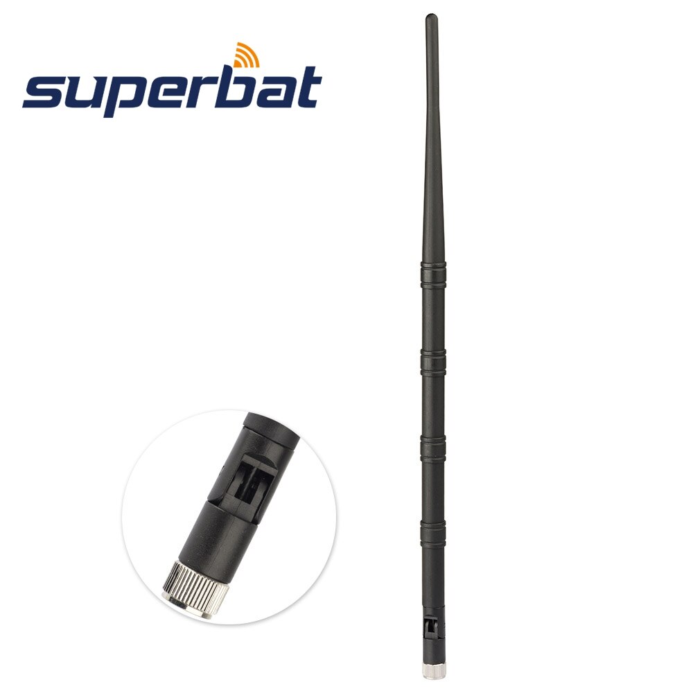 Superbat 2.4GHz 15dBi WiFi Router Antenna RP-SMA spina (pin femmina) connettore inclinazione-girevole Wireless LWU