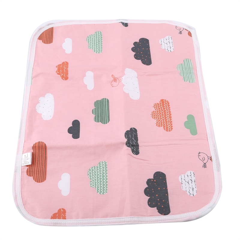 Baby Changing Pad Table Diapers Baby Changing Mat Cartoon Cotton Blend Waterproof Sheet diper Game Play Cover Infant Mattress