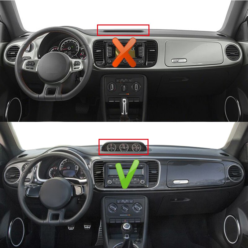 2 LayerCar Dashboard Cover Dash Mat Carpet For VW Volkswagen beetle - Sunshade Dash Board Cover Auto Sun DashMat