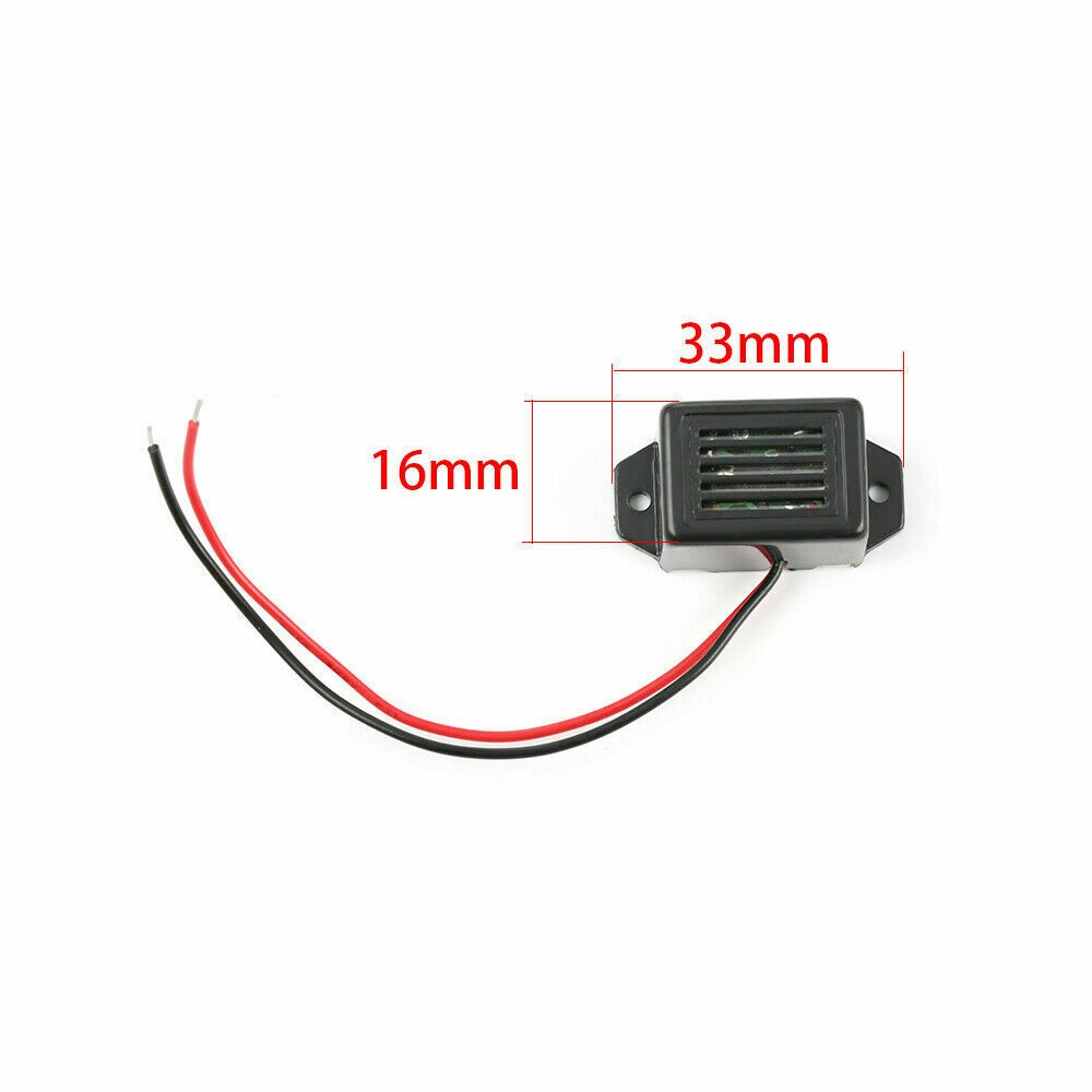 12V Auto Licht Off Warner Controle Zoemer Pieper Adapter Kabel 75dB Geluid Pieper Interieur Onderdelen Auto Vervangende Onderdelen Auto