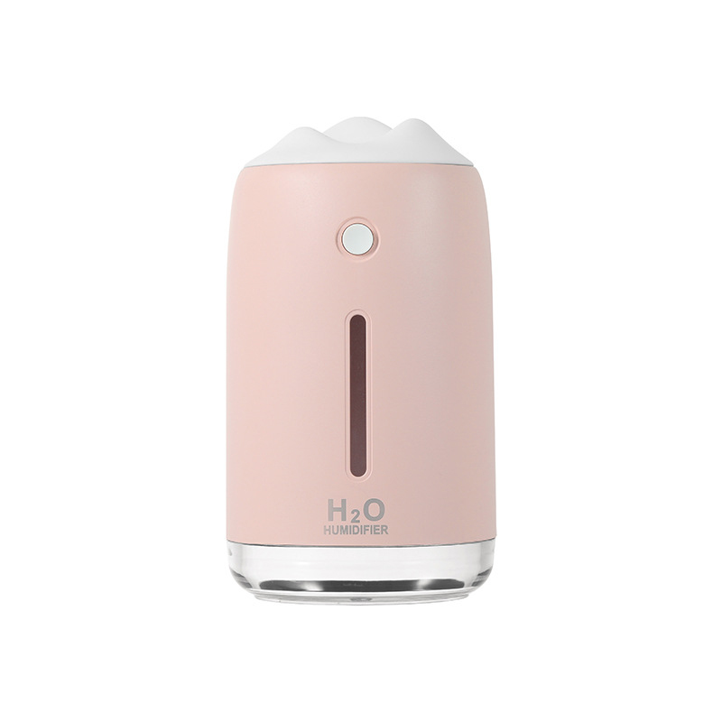 Ultrasonic Air Humidifier USB Electric Aromatherapy Humidifiers Diffusers Oil Aroma Diffuser Mist Maker For Car Office Home: Pink