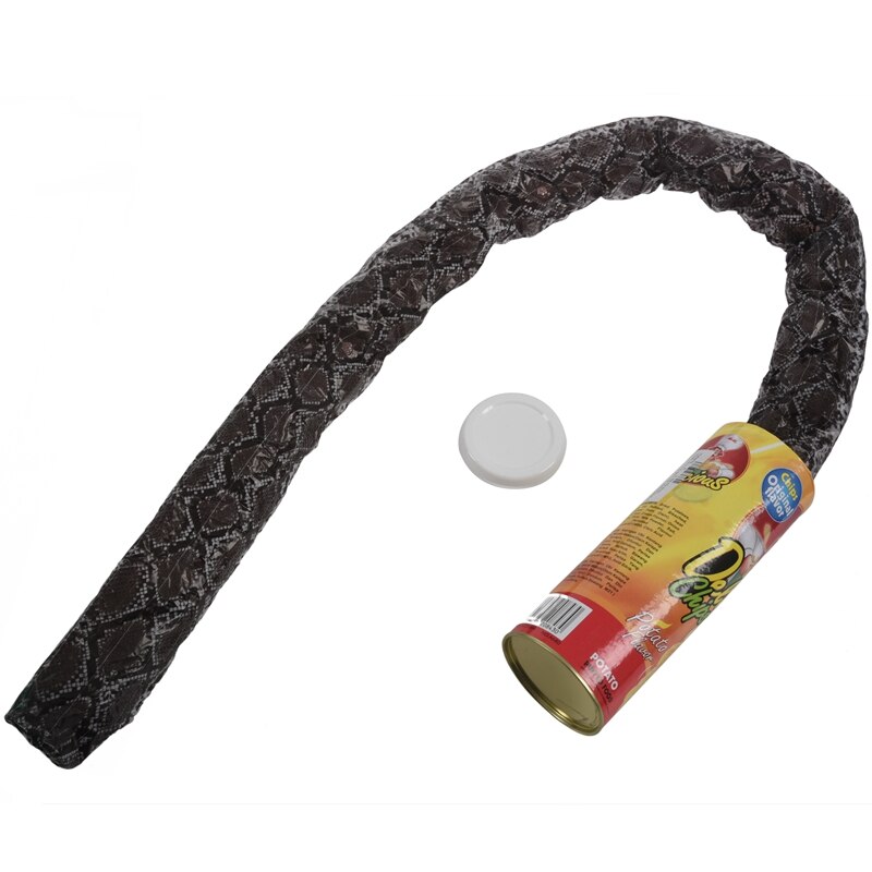The Potato Chip Snake Can Jump Spring Snake Toy April Fool Day Halloween Party Decoration Jokes In A Can Gag Prank Lar