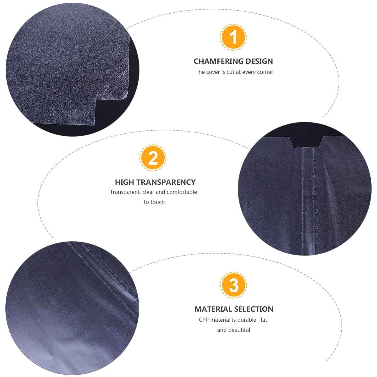 10Pcs Transparent Book Cover Textbook Cover Self-adhesive Book Cover for Student