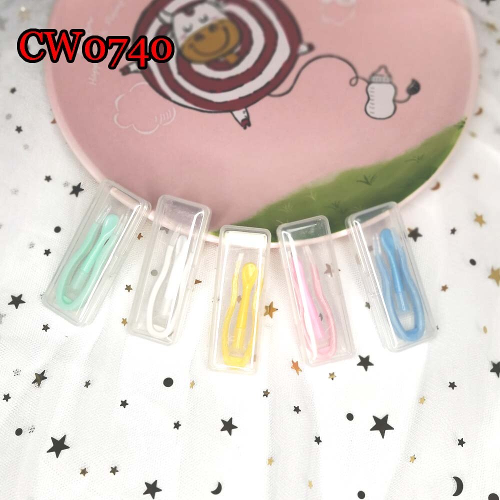 Small Contact Lenses Tweezers with Suction Stick Color Special Tool Lens Inserter Remover Eyewear Accessories CW0740