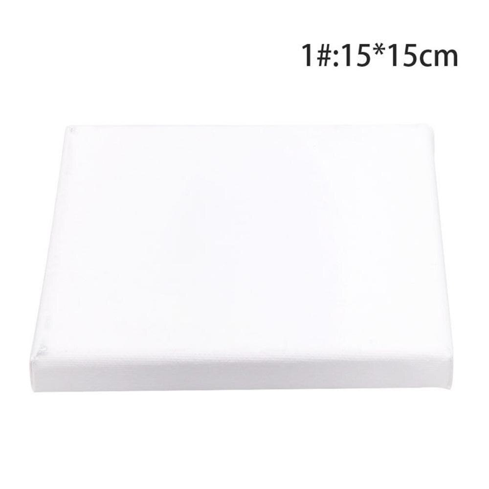 1Piece White Cotton Blank Square Artist Canvas For Canvas Oil Painting DIY Wooden Board Frame For Primed Oil Acrylic Paint: 1 15 15cm