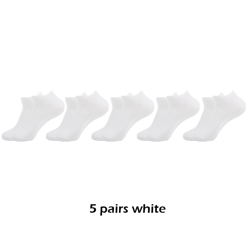 10 pairs/Lot Men Ankle Socks Breathable Comfortable Cotton White Grey Black Solid Boat Sock for Male Price: 10