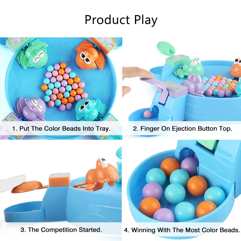 Spiel Multiplayer Tier Essen Bohnen Interaktive Spielzeug Familie Spiele Spielzeug Gefräßig Tier für Innen mit 20 perlen