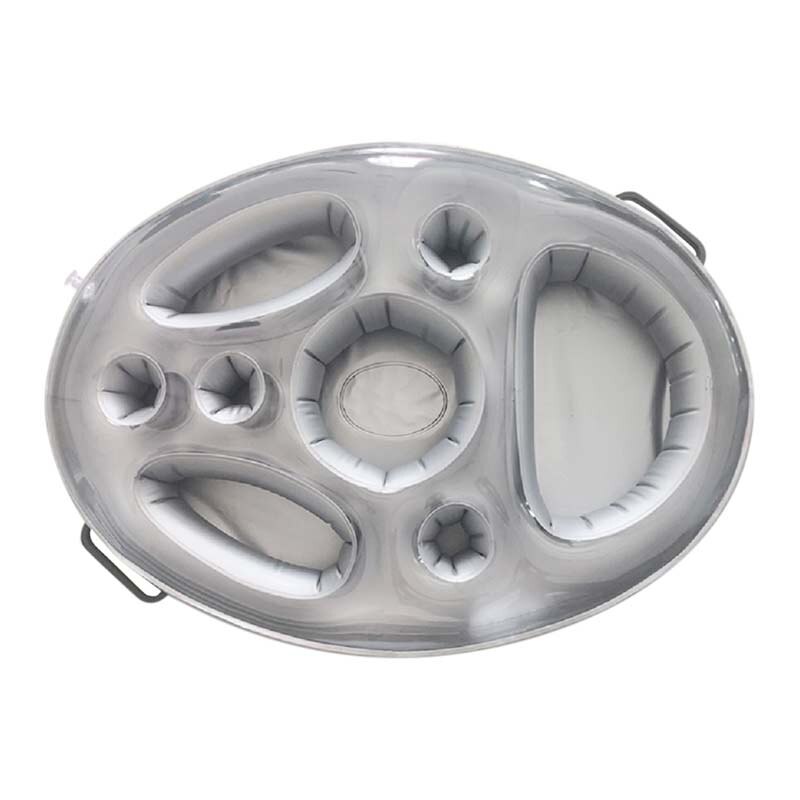 Oppustelig swimmingpool float ølbord køler bord bar bakke swimmingpool madras vand mad drikke holder tilbehør