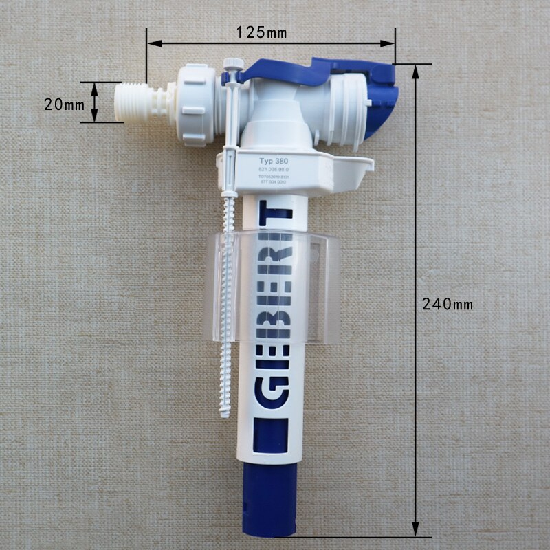 Toilet Inlet Valve Side Entry Cistern Fittings Adjustable Float Filling Valves G3/8" G1/2" Bathroom Fixture Replacement Parts: G 1 2