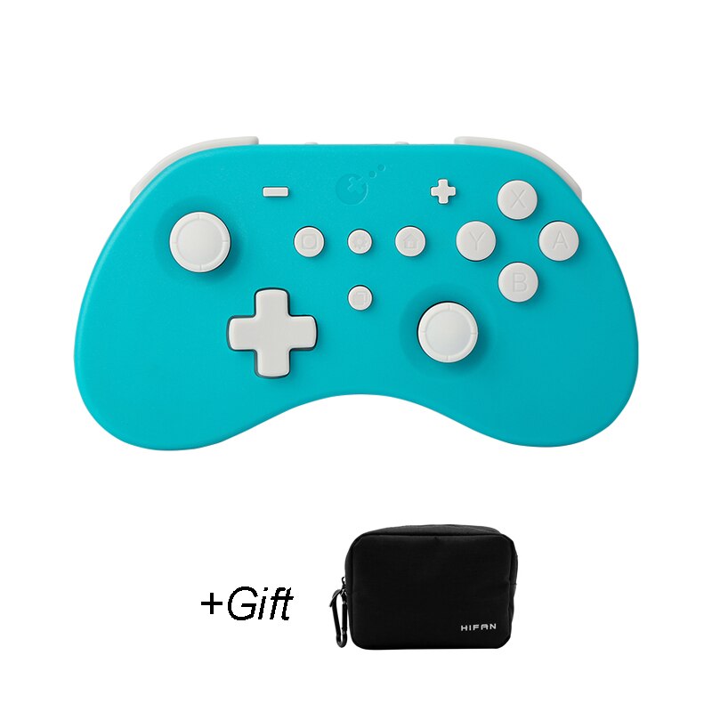 Gulikit elves pro  ns19 controller, kabelloses bluetooth-gamepad mit dual-vibrationsmotor für switch, windows, ios, android, nintendo switch und oled: Türkis