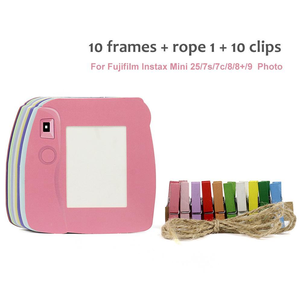 10 Stuks Per Set Innovatieve Kleurrijke 3 ''Muur Paperclip Fotolijst Fotografische Home Decor Universele Foto Opknoping Frame