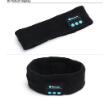 Sleep Bluetooth Headband Headset Wireless Earphone Sport HD Stereo Headphone: Black