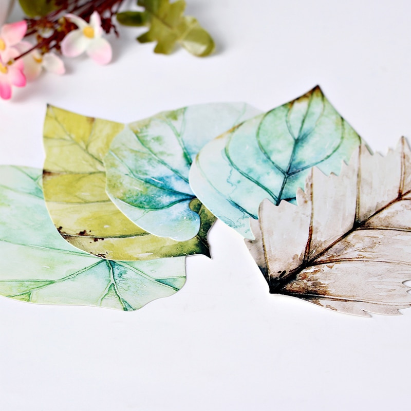 30 Vellen Vintage Bladeren Planten Postkaart Wenskaart Kerst Verjaardagskaart Vrienden Briefpapier