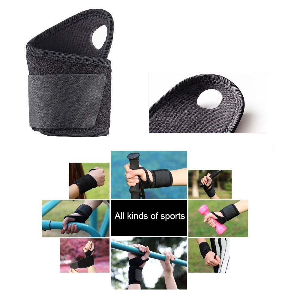 Omkeerbaar Sport Pols Brace, gemonteerd Rechts/Links Duim Stabilisator, Polssteun Wrap voor Badminton Tennis Gewichtheffen