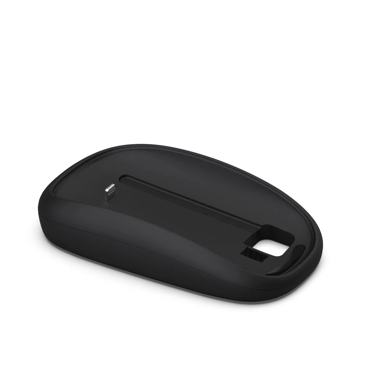 Base de ratón para Apple Magic Mouse 2, Base de carga ergonómica para MAGSAFE, almohadilla de carga inalámbrica, carcasa para aumentar la altura: Cream color