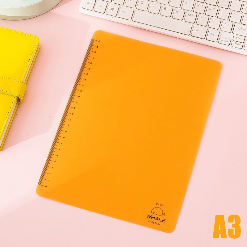 Multifunction A2/A3 Student Drawing and Writing Silicone Cushion Exam Special Tool with Scale Pad Desk Mat Decoration Mouse Pad: A3(E)