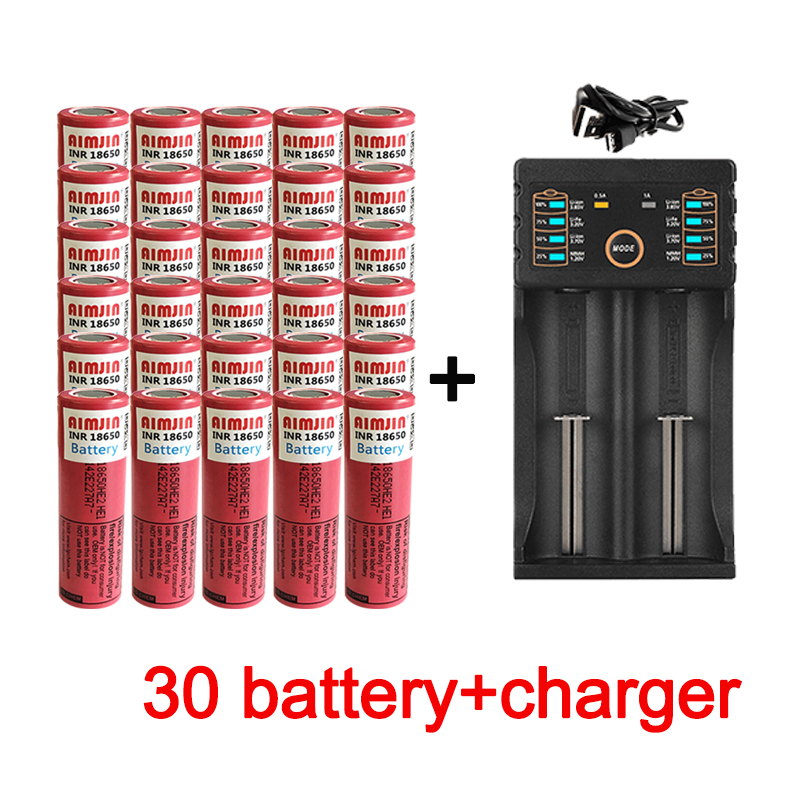 Bateria recarregável do Lítio-íon, brinquedo do computador, fã, portátil, lâmpadas, banco do poder, lanterna, etc., 18650HE2, 3.7V, 2500mAh