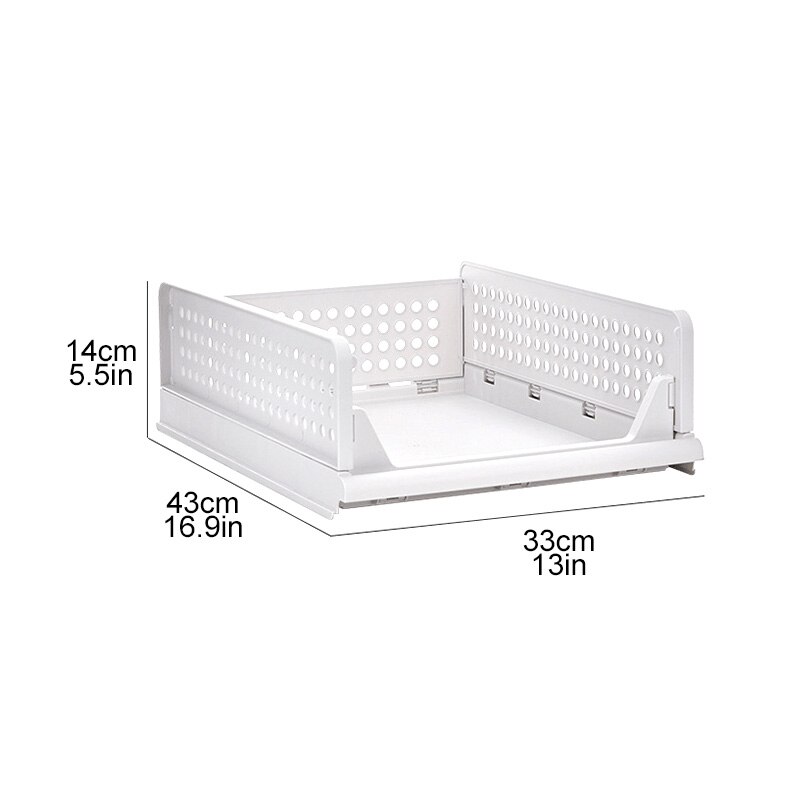 PAIDE P Opvouwbare organizer-garderobe. Pantry voor keukenopslag, stapelbaar meubilair om speelgoed te ordenen, opvouwbare plank voor schoenen. (60cm-4 dozen