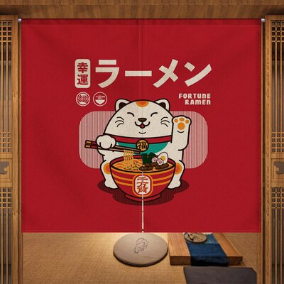 Tenda a mezza casa per Sushi Ramen in tessuto per ristorante dell'Hotel in stile giapponese