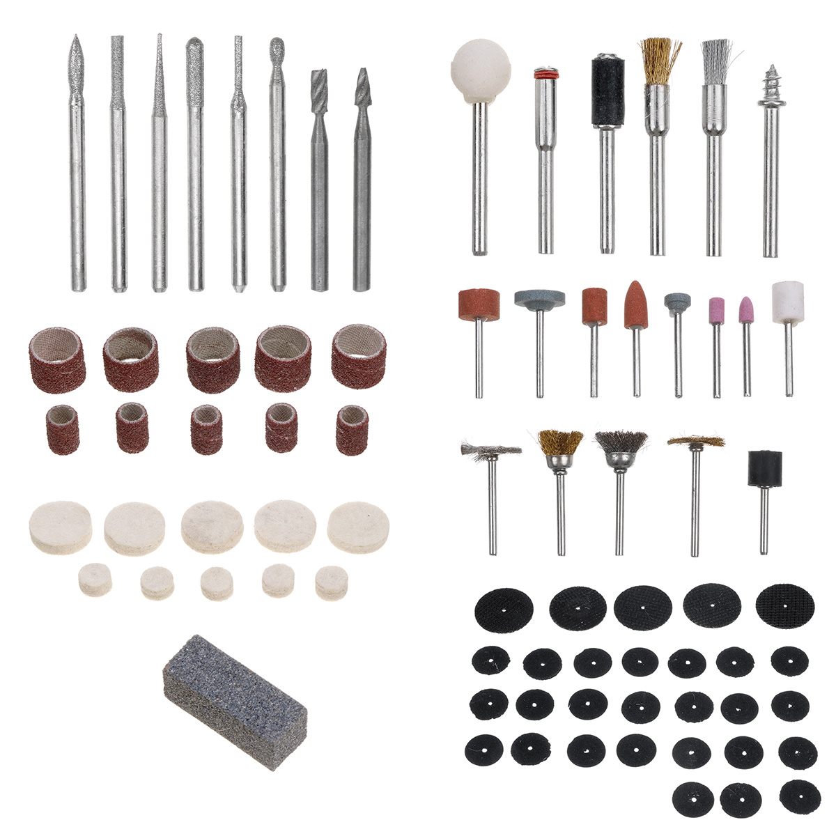 Mini Drill Electric Carving Pen 3 Variable Speed With Lighting Drill Rotary Tools Kits Engraver Pen For Grinding Polishing: 100 Pcs