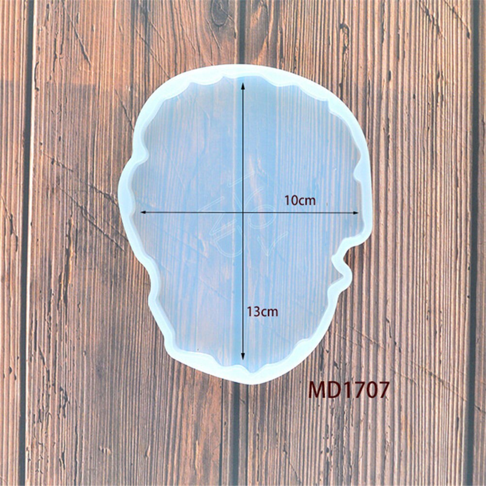 Plateau de bricolage, outils, kawaii, agate, dessous de verre irréguliers, moule de moulage en résine, fabrication de bijoux en silicone, résine époxy, fournitures d'art, moule fp: Md1707