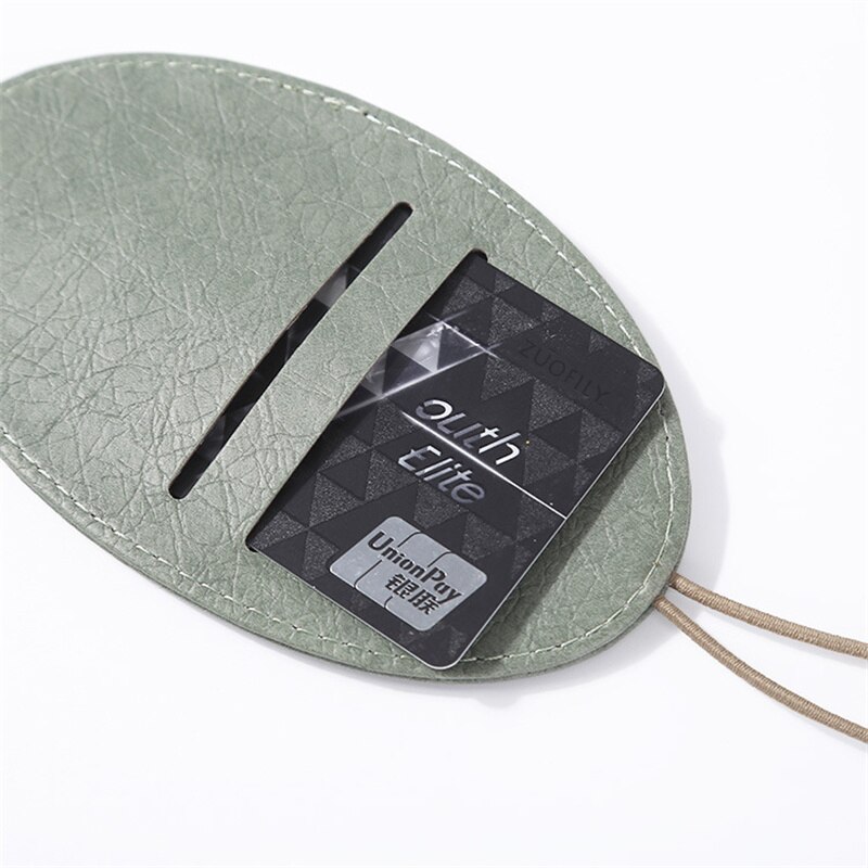 1PC Travel Accessories Luggage Tag Round PU Leather Suitcase ID Addres Holder Baggage Boarding Women Men Portable Label