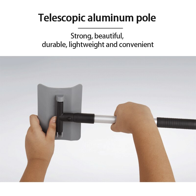 1Pcs Retractable Winter Car Snow Shovel Snow Cleaning Glass Deicing And Frosting 180 Degree Rotating Aluminum Alloy Ice Scraper