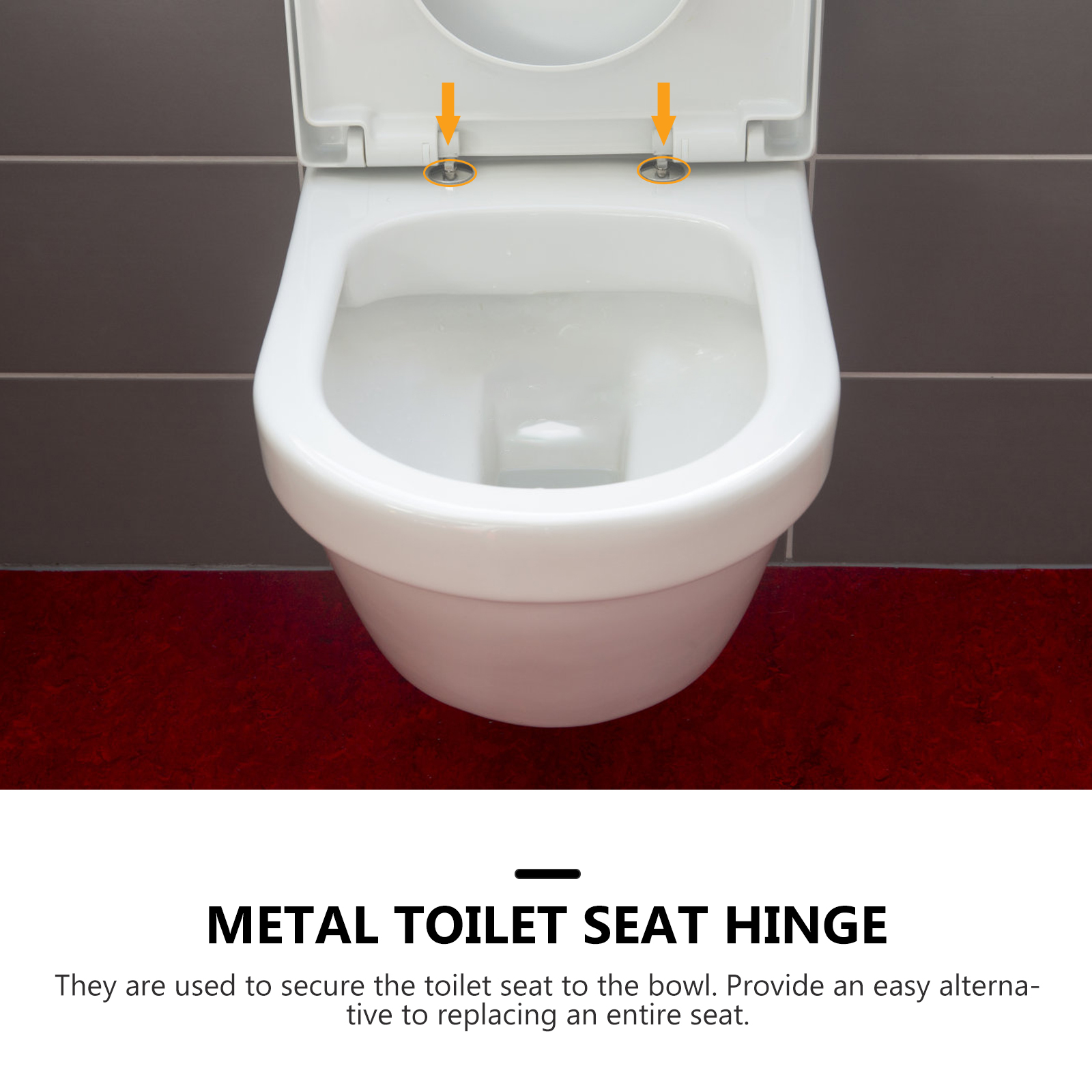 1 Set Toilet Seat Fittings Toilet Seat Hinges Fixings Hinge Toilet Seat Screw