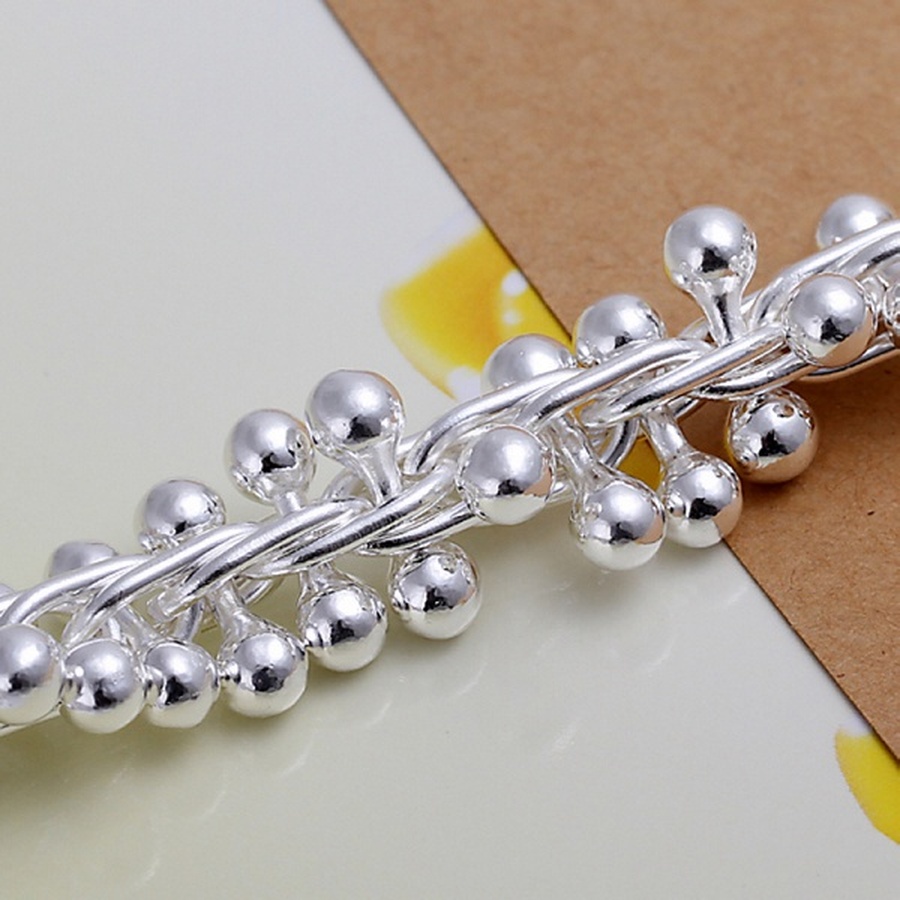 925 Sterling Zilveren Armbanden Chram Solid Chain Kralen Mooie Top Vrouwen Bruiloft Sieraden