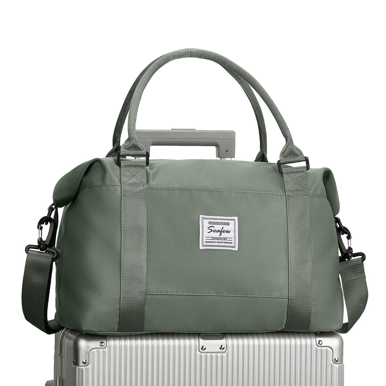 Travel Bag Male Female Large-Capacity Hand Luggage Travel Cabin Aircraft 40x20x25, Short-Distance Travel Weekender Overnight Bag: Orange