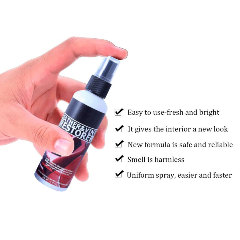 30ML parti in plastica agente di ricostruzione cera cura della manutenzione dell'auto ristrutturazione di interni automobilistici cera pulizia della manutenzione della pelle