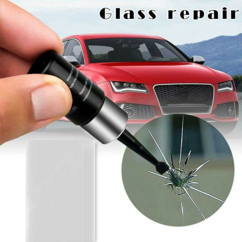 cristal de la ventana del coche Chip de grieta resina reparación de parabrisas Kit de herramientas DIY parabrisas parte C63D